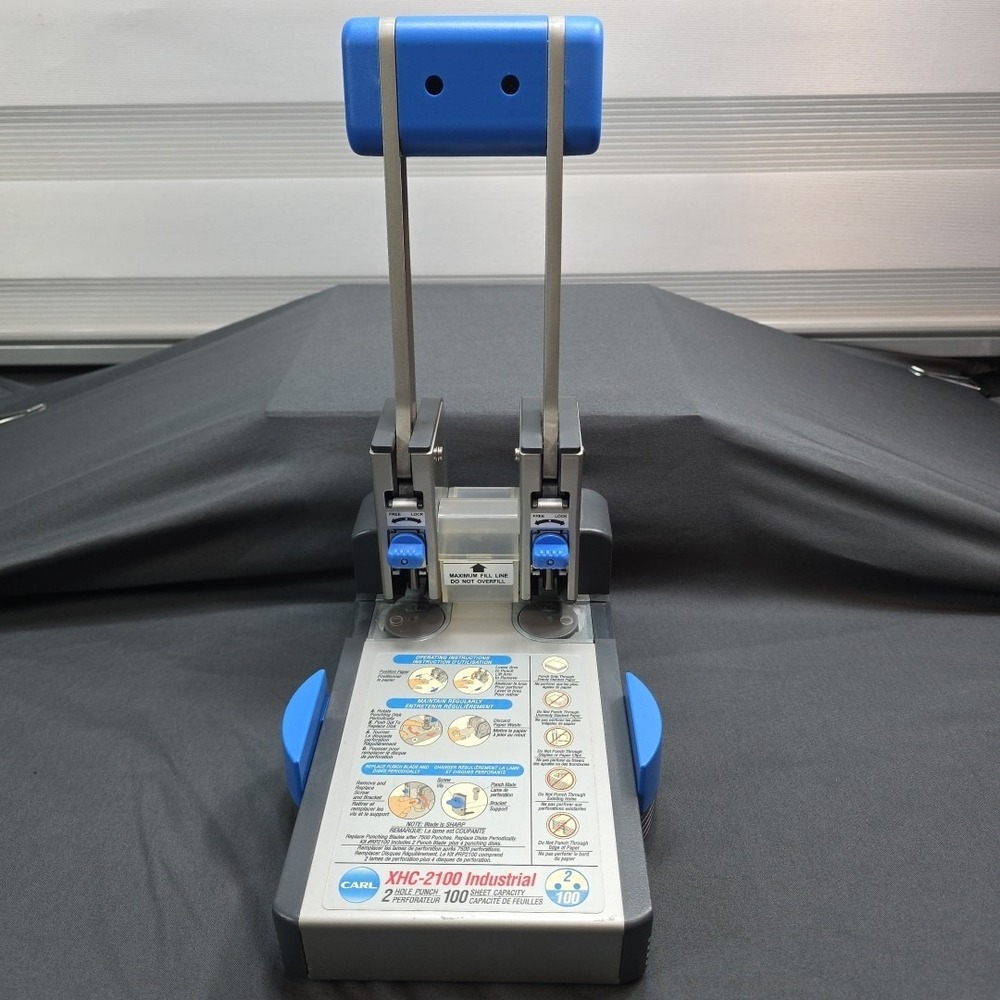 CARL‎ XHC-2100 INDUSTRIAL  Paper 2 Hole Punch